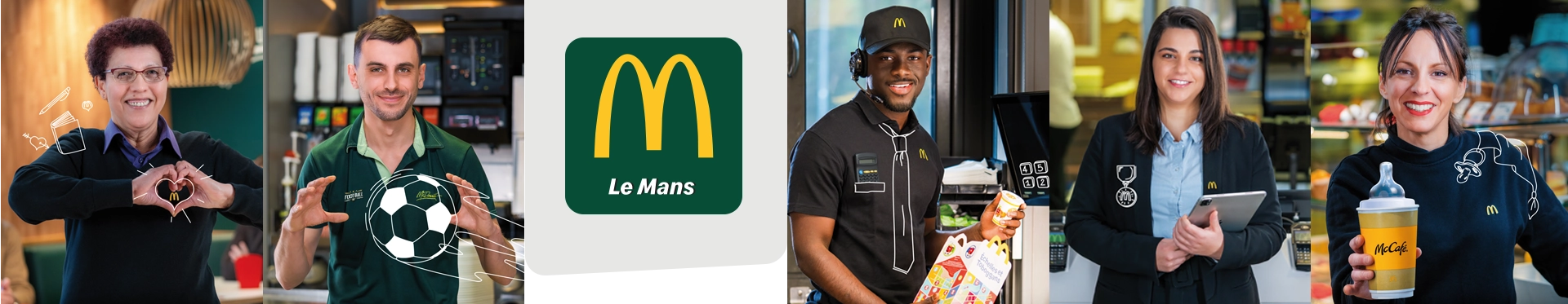 McDo Le Mans portraits