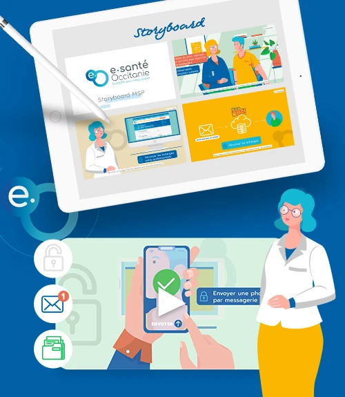 Motion Design : cas client E-Santé